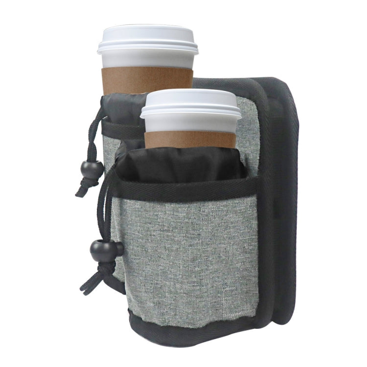 Luggage Travel Cup Holder Travel Beverage Storage Rack(Gray)