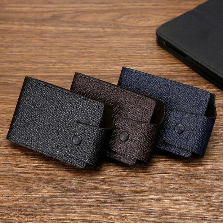 Organ Card Holder Large-capacity Card Sleeve For Men And Women, Color: Vertical Coffee