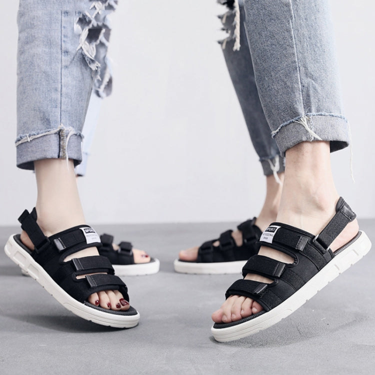Summer Slippers Dual-purpose Beach Shoes Men Sandals, Size: 45(Gra?)