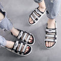 Summer Slippers Dual-purpose Beach Shoes Men Sandals, Size: 45(Gra?)