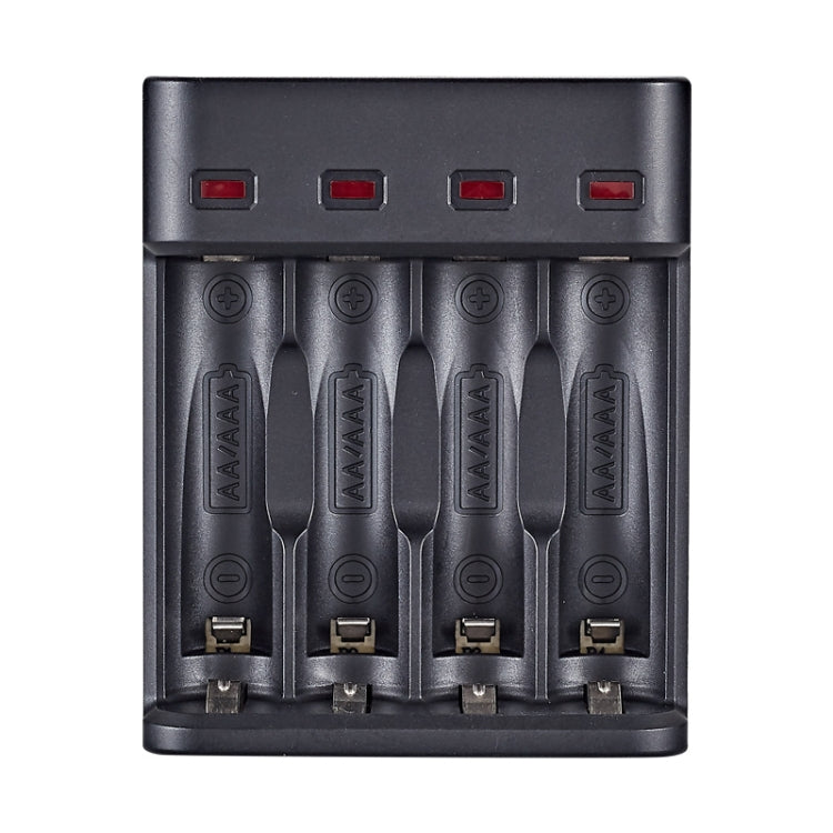 BMAX BH-804U AA AAA Rechargeable Battery Charger – 4-Slot Independent USB