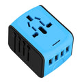 BMAX 199-04U Travel Multifunctional USB Converter 4 USB Universal Socket, BMAX 199-04U Blue, BMAX 199-04U Black