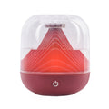 FX-039 USB Charging Ambient Light Humidifier Mountain Mini Wireless Humidifier(Wine Red)
