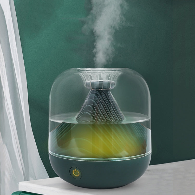 FX-039 USB Charging Ambient Light Humidifier Mountain Mini Wireless Humidifier(Wine Red)
