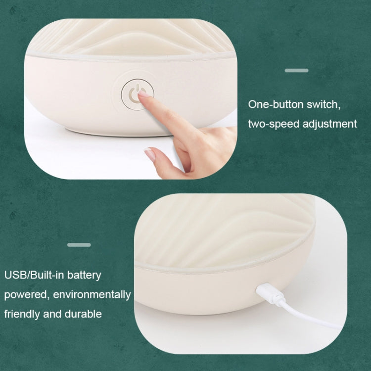 FX-039 USB Charging Ambient Light Humidifier Mountain Mini Wireless Humidifier(Wine Red)