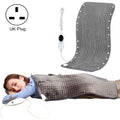 Electric Heating Blanket Heating Physiotherapy Pad Warm Waist Belly Pad with Buckle 50 x 100cm(UK Plug)