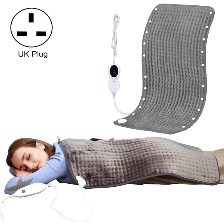 Electric Heating Blanket Heating Physiotherapy Pad Warm Waist Belly Pad with Buckle 50 x 100cm(UK Plug)