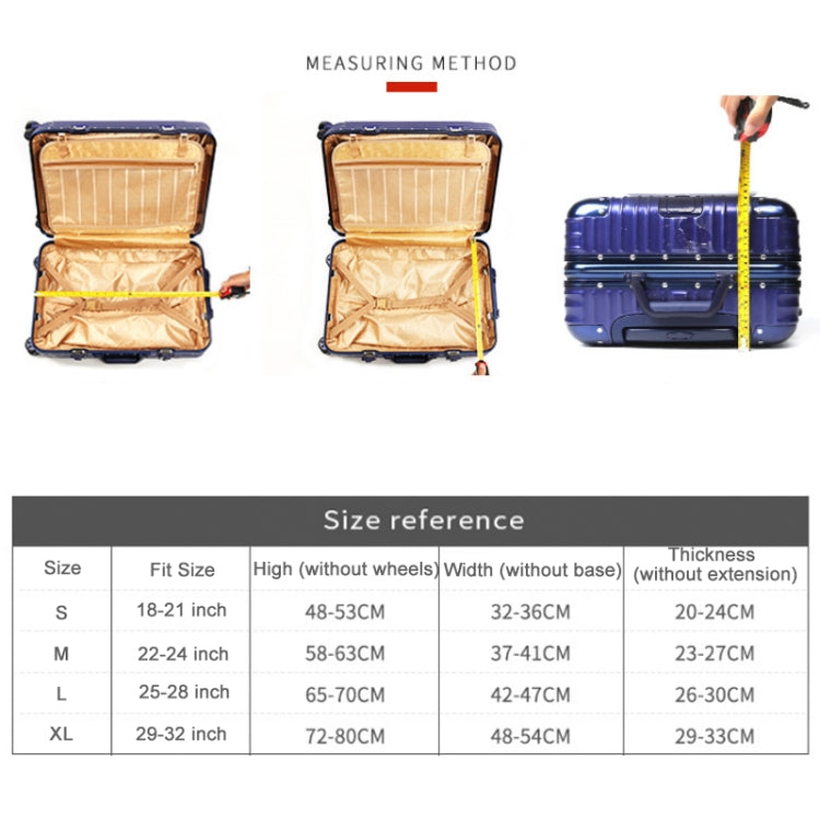 Thickened Wear-resistant Stretch Luggage Dust-proof Protective Cover, XL