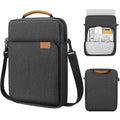 Vertical Laptop Bag Handheld Shoulder Crossbody Bag, Size: 13 Inch(Black)