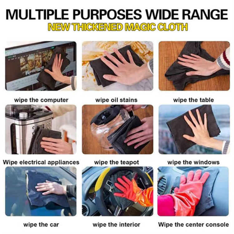 3 In 1 Wiping Cloth Cleaning Cloth For Wiping The Glass And Car Without Leaving Marks, Size: 30x40cm