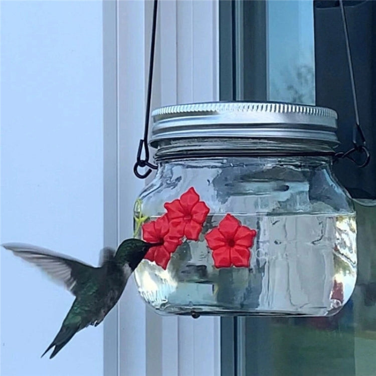 Hanging Bird Feeder Outdoor Hummingbird Feeder Jar
