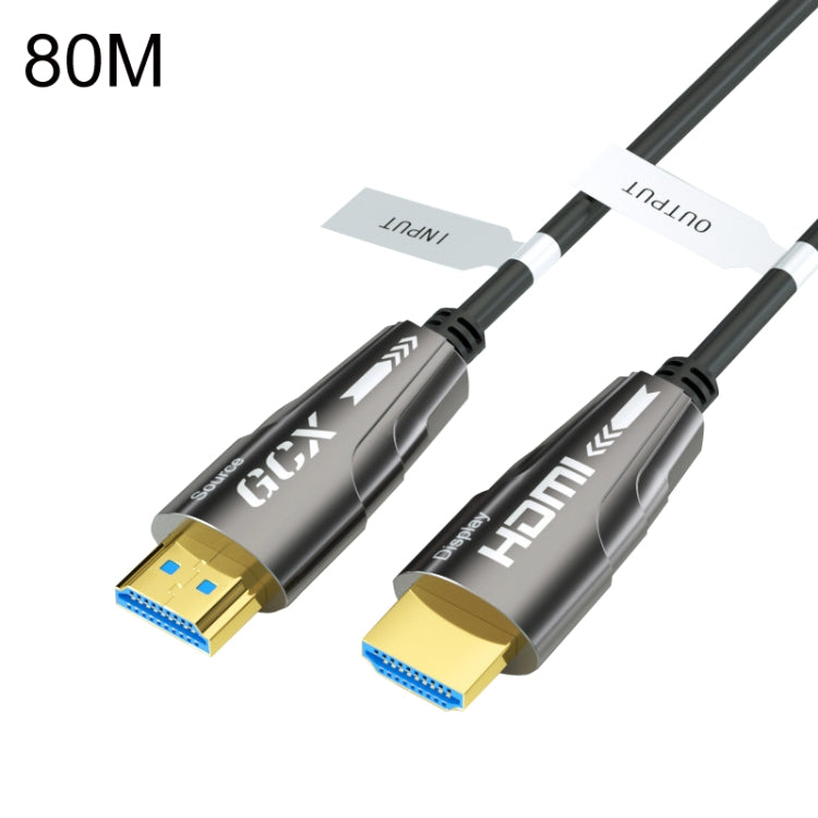 HDMI 2.0 Male To HDMI 2.0 Male 4K HD Active Optical Cable, Cable Length: 80m