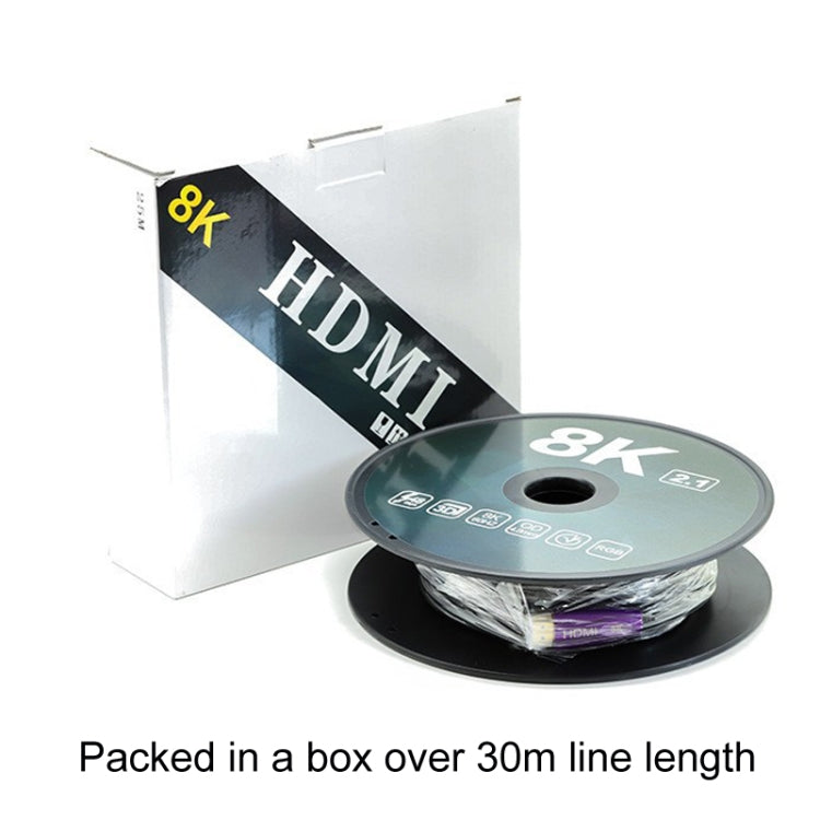 HDMI 2.1 8K 60HZ HD Active Optical Cable Computer Screen Conversion Line, Cable Length: 30m