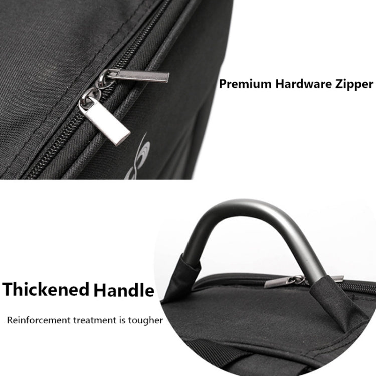For DJI FPV Drone Shoulder Bag Waterproof Wear-resistant Oxford Fabric Storage Bag(Black)
