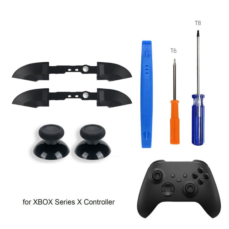 Repair Kit For Xbox Series X Controller Includes LB RB Bumpers , Thumbstick C & Opening Tools, 10 In 1, 23 In 1, 11 In 1