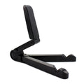 54356 Multifunctional Desktop Universal Foldable Triangular Phone Holder(Black)