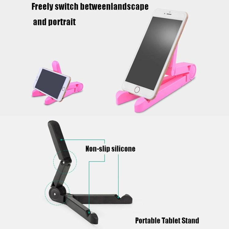 54356 Multifunctional Desktop Universal Foldable Triangular Phone Holder(White)