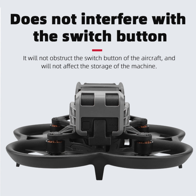 For DJI Avata Battery Anti-release Buckle Wear-resistant Battery Protection Buckle(Grey)