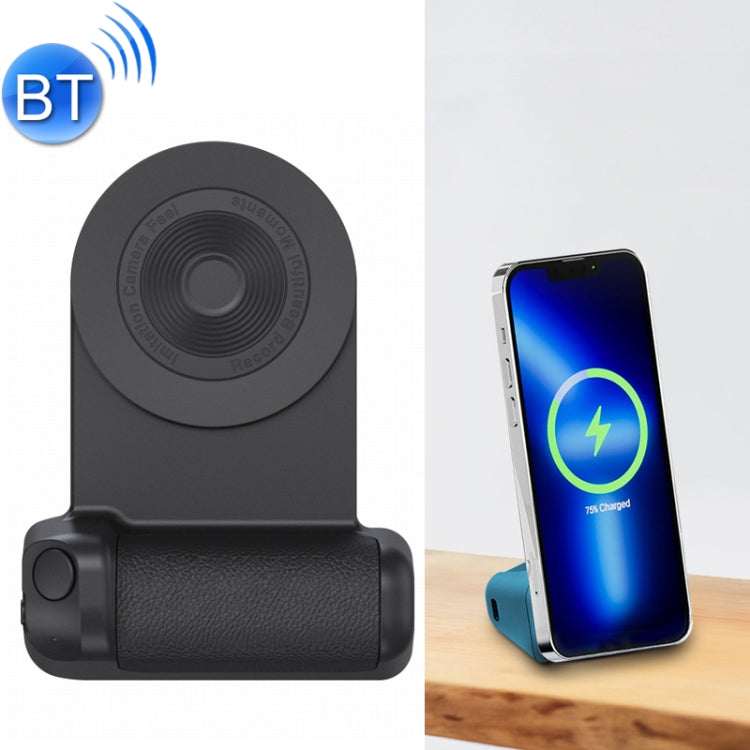 BBC-8 3 In1 Magnetic Absorption Wireless Charging Phone Stand Bluetooth Handheld Selfie Stick, Style:, Upgrade Model