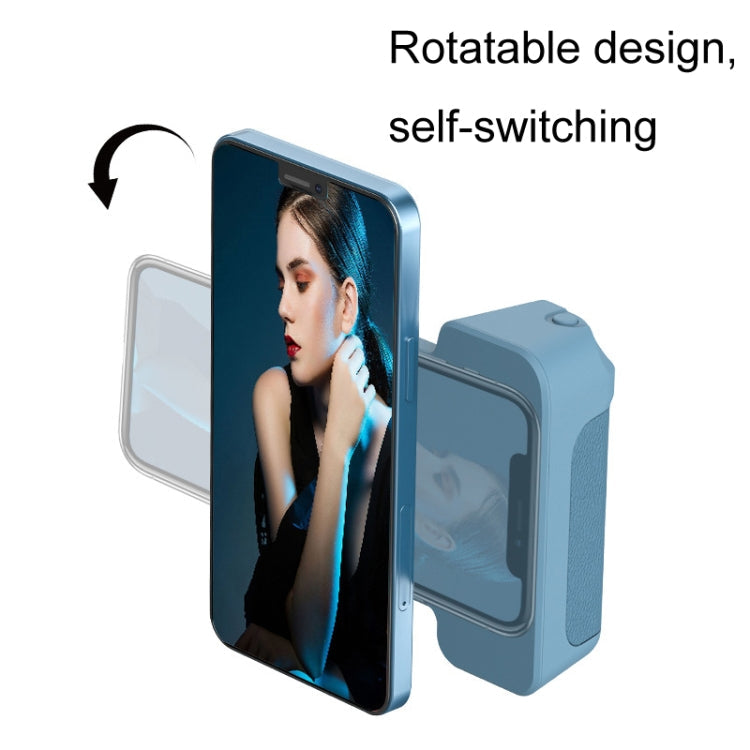 BBC-8 3 In1 Magnetic Absorption Wireless Charging Phone Stand Bluetooth Handheld Selfie Stick, Style: Upgrade Model(Blue)