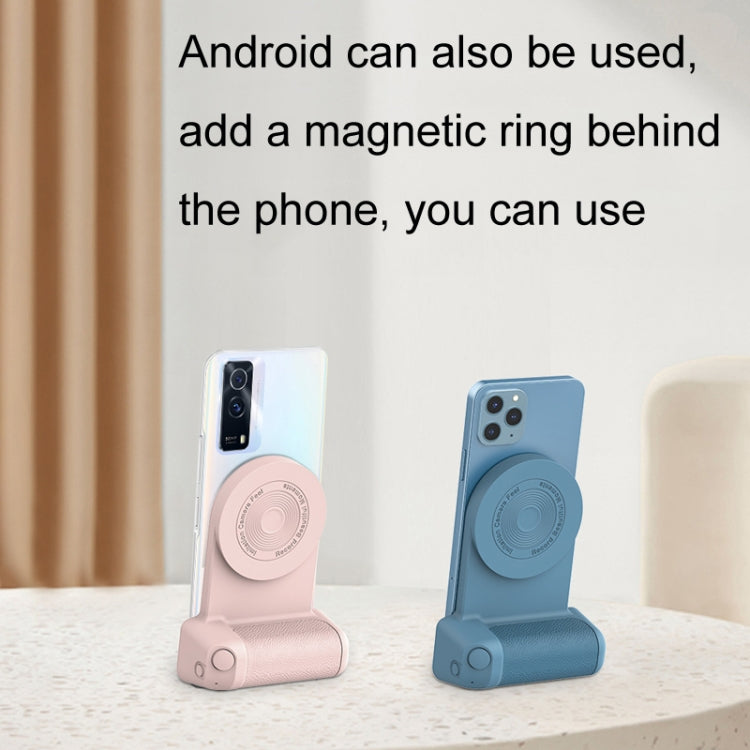 BBC-8 3 In1 Magnetic Absorption Wireless Charging Phone Stand Bluetooth Handheld Selfie Stick, Style: Upgrade Model(Blue)