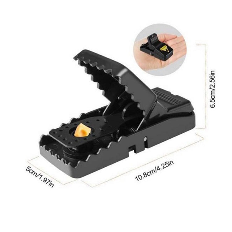 1pcs Highly Sensitive Bite Type Household Alloy Plastic Mouse Traps