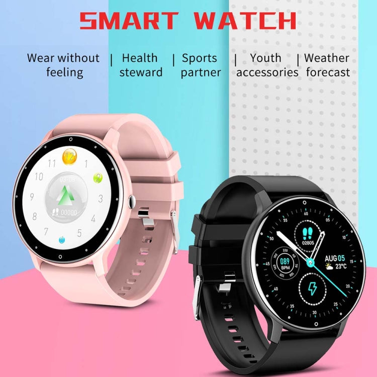 BW0223 Heart Rate/Blood Oxygen/Blood Pressure Monitoring Bluetooth Smart Calling Watch, Color: Silicone Black