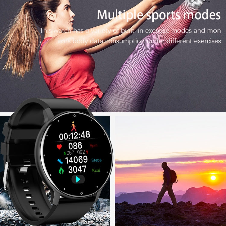BW0223 Heart Rate/Blood Oxygen/Blood Pressure Monitoring Bluetooth Smart Calling Watch, Color: Mesh Pink