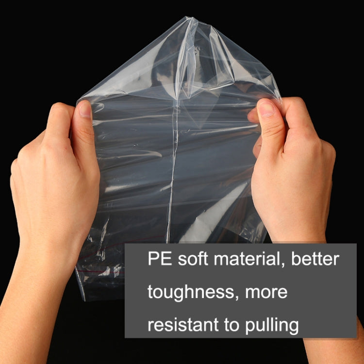 100 PCS / Set PE Clothing Packaging Bag Transparent Self-Stick Bag Jewelry Plastic Sealed Bag, Size:, Specification: 20x30cm
