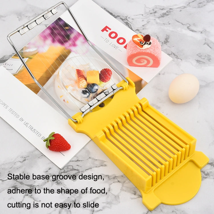 JA-958 Lunch Meat Ham Slicer Household Fruit Cutter Banana Sliced Kitchen Egg Cutter(Yellow)