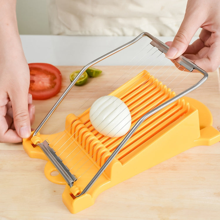JA-958 Lunch Meat Ham Slicer Household Fruit Cutter Banana Sliced Kitchen Egg Cutter(Yellow)