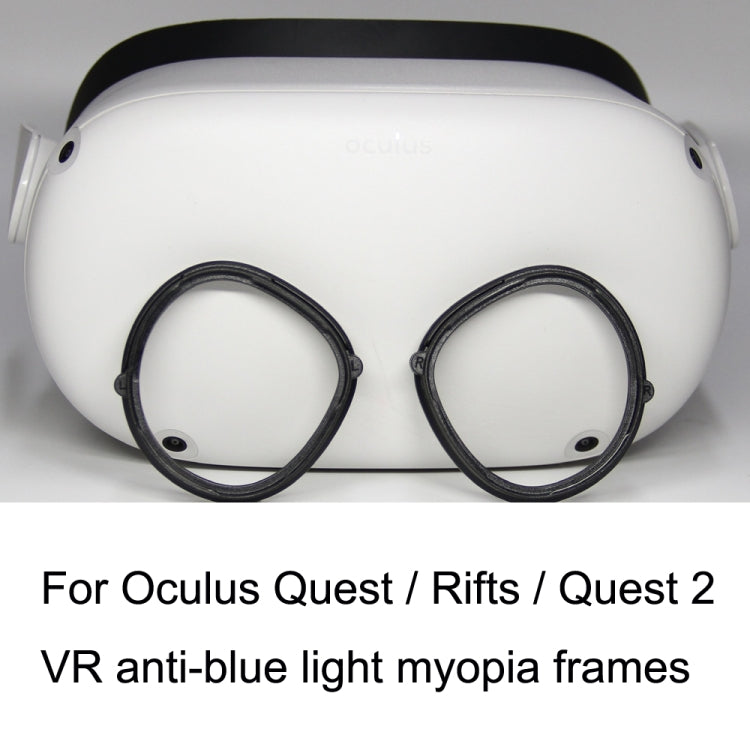 For Oculus Quest / Rifts / Quest 2 1pair VR All-in-one Glasses Frame Magnetic Suction Frame Can Match Myopic Lenses(Blue)