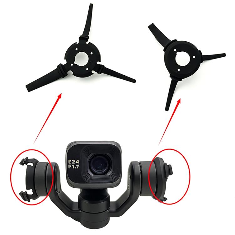 For DJI Mavic Mini 3 Pro / Mini 3 Head Camera Shock Absorber Ball, Style:, Left 3 Holes, Right 4 Holes, 1 Pair