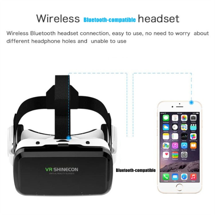 VRSHINECON G04BS 3D Virtual Reality Helmet VR Glasses With Bluetooth Headset