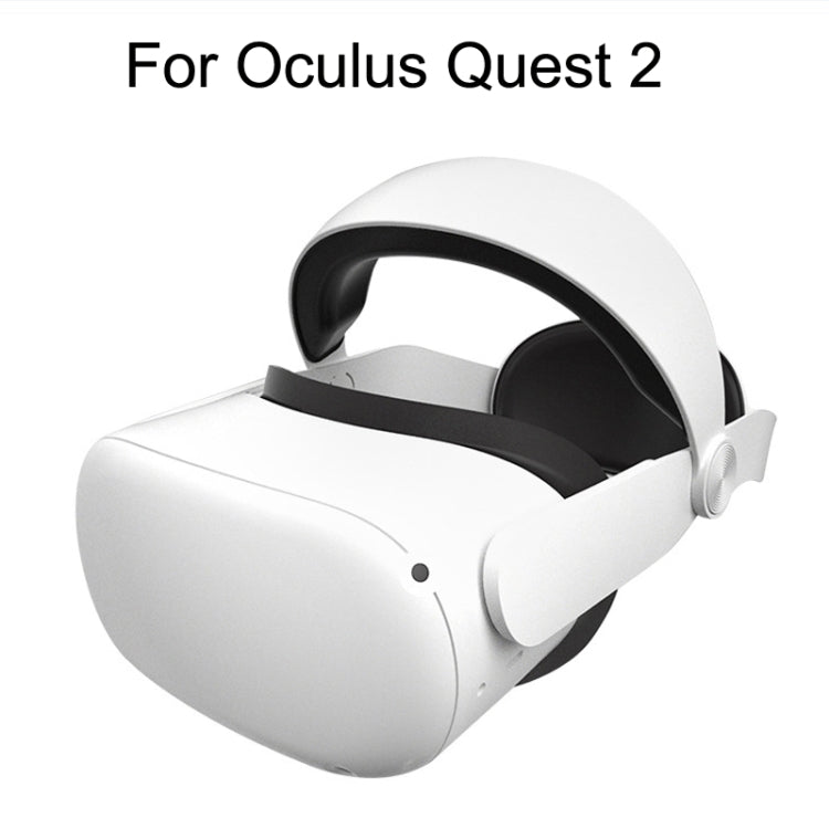 For Oculus Quest 2 VR SHINECON OS01 Adjustable All -In -One Head Strap VR Accessories(White)
