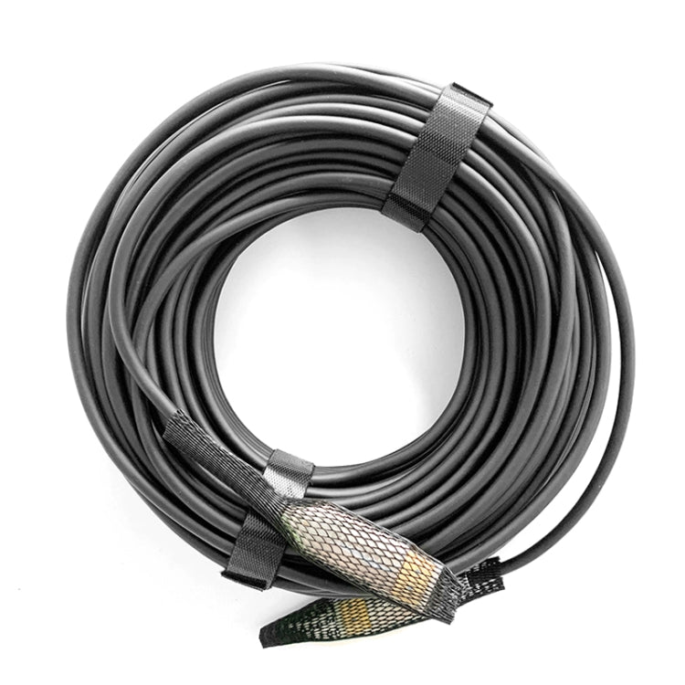 2.0 Version HDMI Fiber Optical Line 4K Ultra High Clear Line Monitor Connecting Cable, Length: 30m(White)