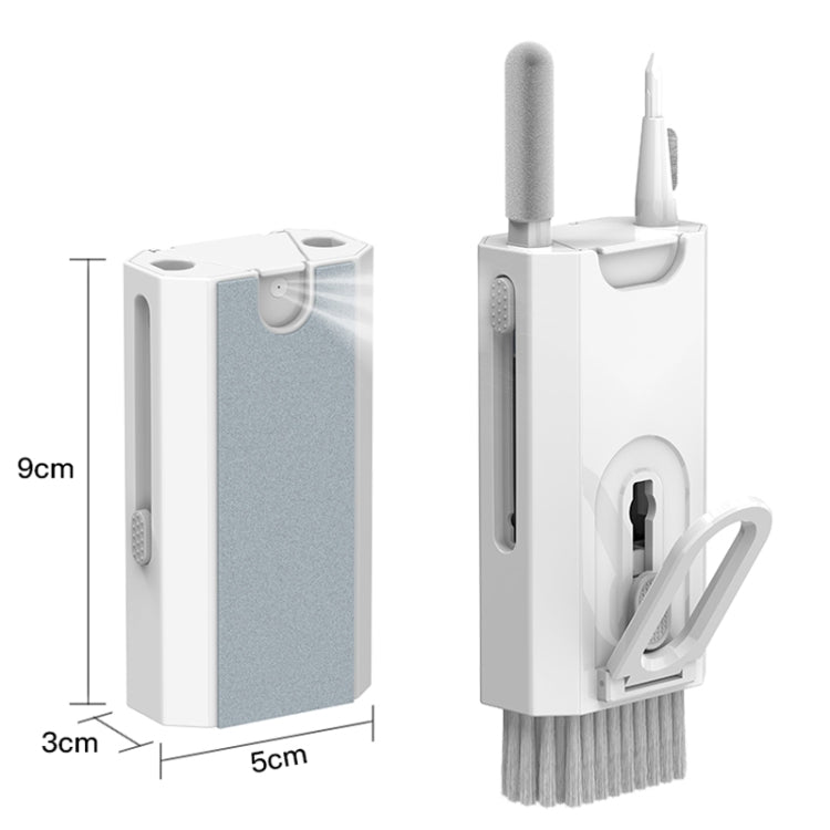 Q8 8-In-1 Multi-Function Headset Cleaning Pen Keyboard Mobile Phone Cleaner(White)
