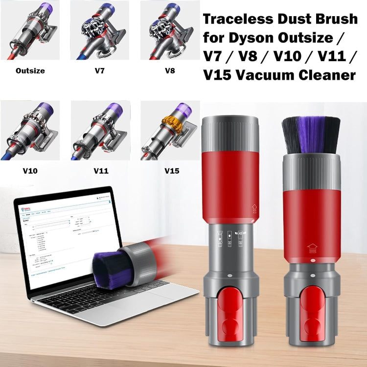 For Dyson Vacuum Cleaner V7 / V8 / V10 / V11 / V15 Non-marking Soft Bristle Dusting Brush, Non-marking Brush