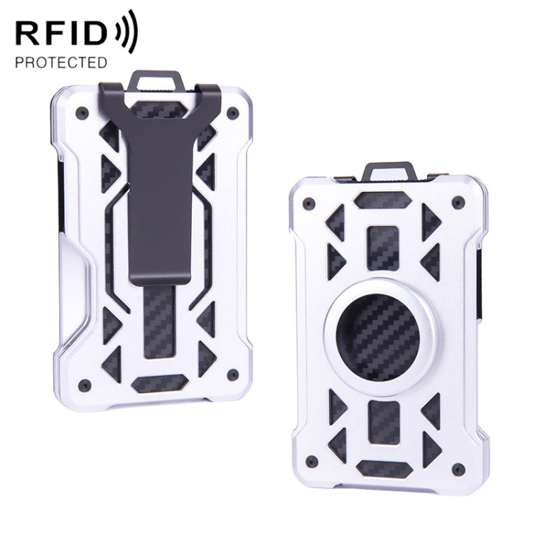 For AirTag 2nd Gen / AirTag 1st Gen Card Holder Metal Anti-Theft RFID Wallet, ak-4 A Black, ak-4 A Blue, ak-4 A  Silver, ak-4 A  Gray, ak-4 B  Black, ak-4 B Silver, ak-4 B Blue, ak-4 B Gray