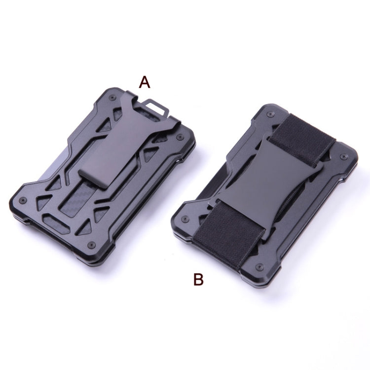 For AirTag 2nd Gen / AirTag 1st Gen Card Holder Metal Anti-Theft RFID Wallet, ak-4 A Black, ak-4 A Blue, ak-4 A  Silver, ak-4 A  Gray, ak-4 B  Black, ak-4 B Silver, ak-4 B Blue, ak-4 B Gray