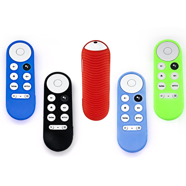 For Google Chromecast 2020 Y16 Remote Control Anti-fall Silicone Protective Case(Blue)