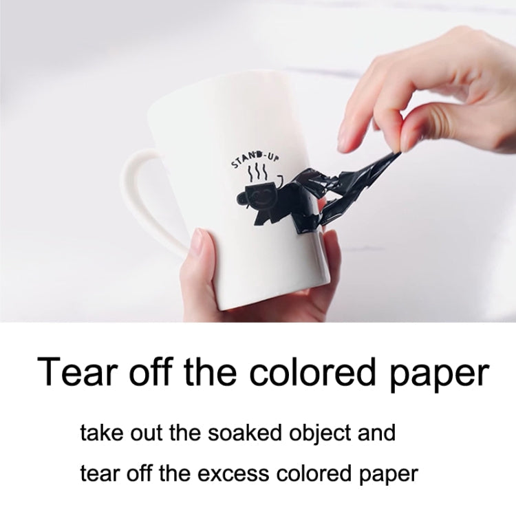 DAJA Carved Color Paper For Ceramic / Glass / Stone / Crystal / Jade(Black)
