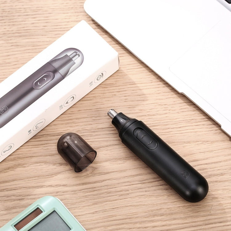 Detachable Washable Electric Nose Hair Trimmer(Black)