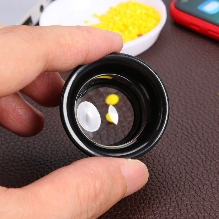 5pcs Eyepiece Magnifier Glass Lens Eyepiece Type Repair Magnifier, Times: 20X