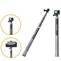 TELESIN 1.2m Carbon Fiber Monopod Selfie Stick With 1/4 Screw For DJI, Insta360, GoPro and Other Action Cameras, 1.2m