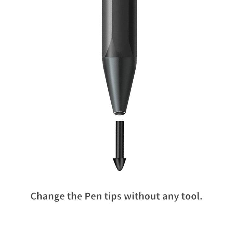 For Lenovo Tab P11 Pro Rechargeable 11.5 Inch TB-J706F Pressure Touch Pen(Black)