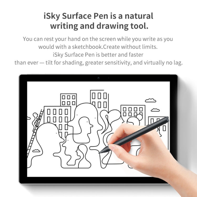 For Lenovo Tab P11 Pro Rechargeable 11.5 Inch TB-J706F Pressure Touch Pen(Black)