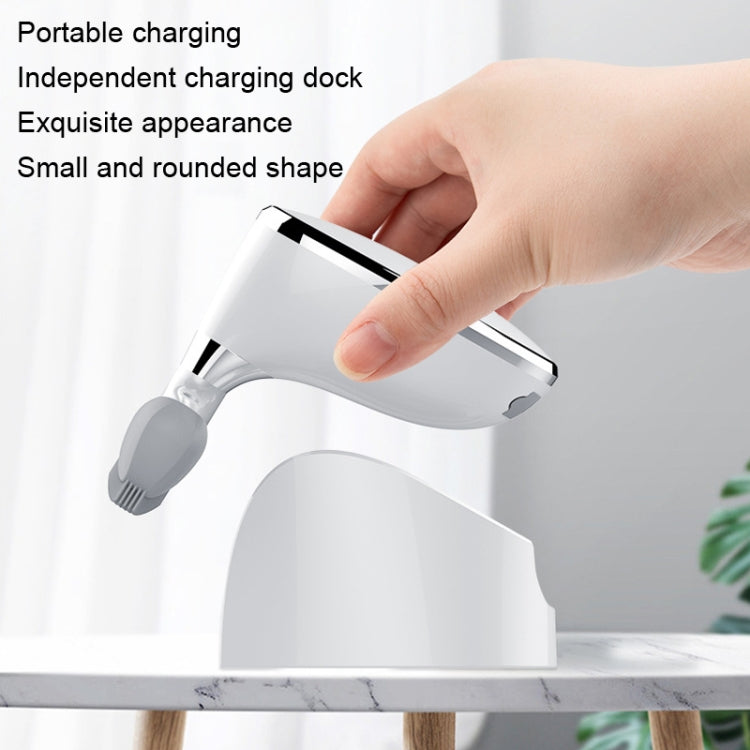 KAKUSAN KKS183 Vibrating Massage Neck Wrinkle Instrument Neck Face Massage Instrument(White)