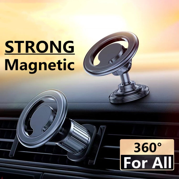 D19 Car Magnetic Mobile Phone Holder Rotatable Metal Navigation Bracket, Spec:, D19 Air Outlet (Black), D19 Extended (Silver), D19 Seat (Black), D19 Seat (Silver), D19 Sticker (Black), D19 Sticker (Silver), D19 Air Outlet (Silver), D19 Extended (Black)