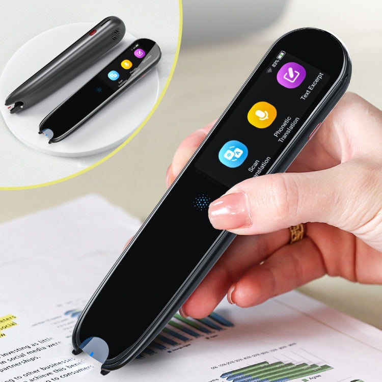 X2 International Version Multilingual Translation Pen Offline Learning Scanning Pen 112 Languages(Black)